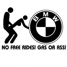 No free rides BMW